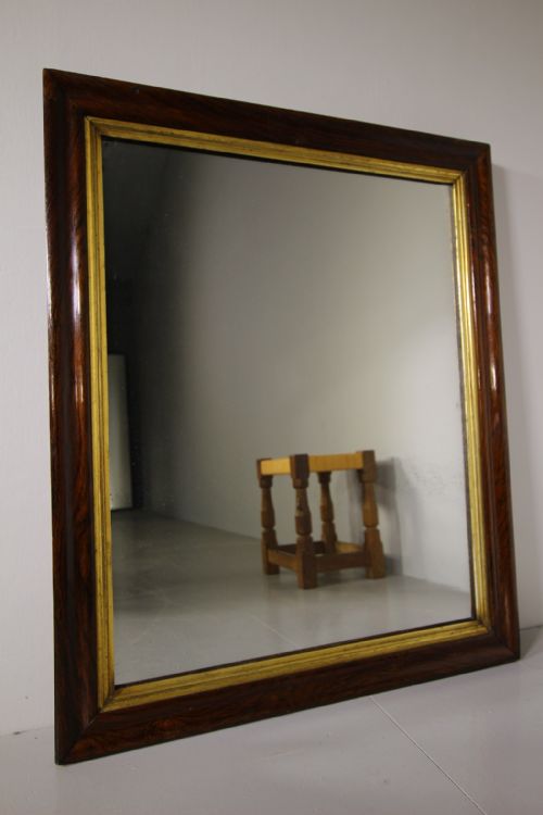 English Regency Antique Rosewood Wall Mirror