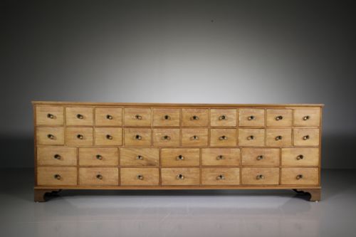 19th Century English Antique Apothecary Chest of Drawers
