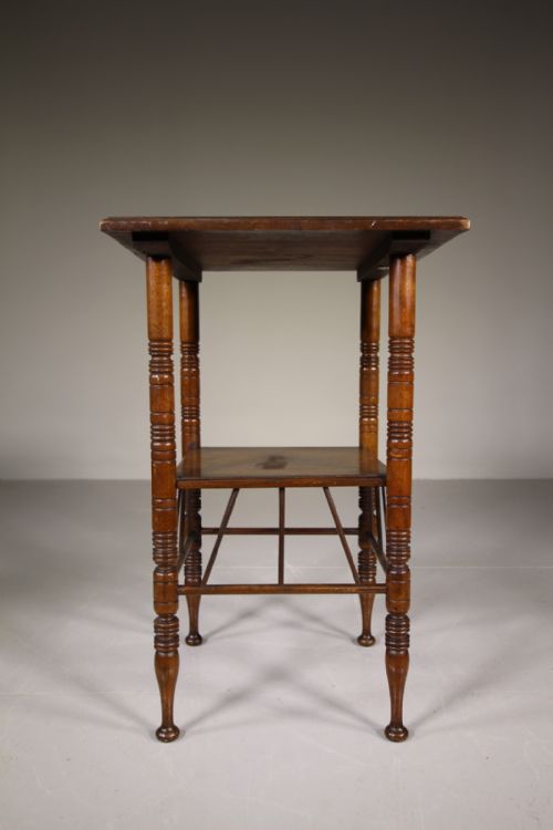 English 19th Century Antique Godwin Designed Table - Labelled
