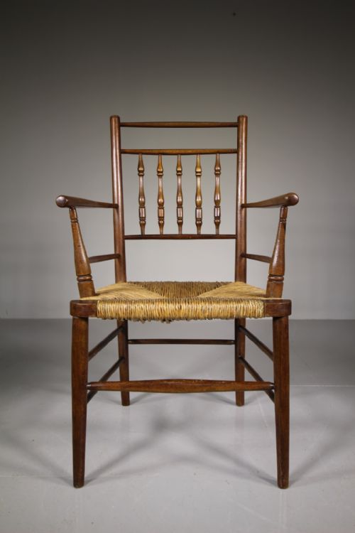 English 19th Century Antique Sussex Armchair