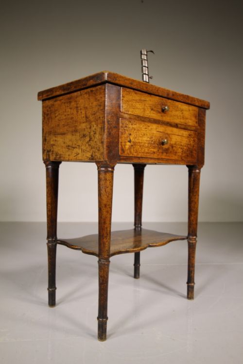 Lovely 19th Century Fruitwood Antique Side Table