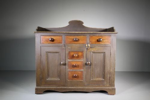 19th Century Cumbrian Antique Dresser in Original Paint
