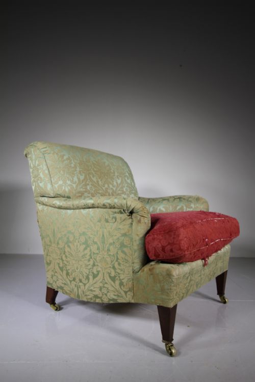 Quality 19th Century Sack Back Antique Armchair
