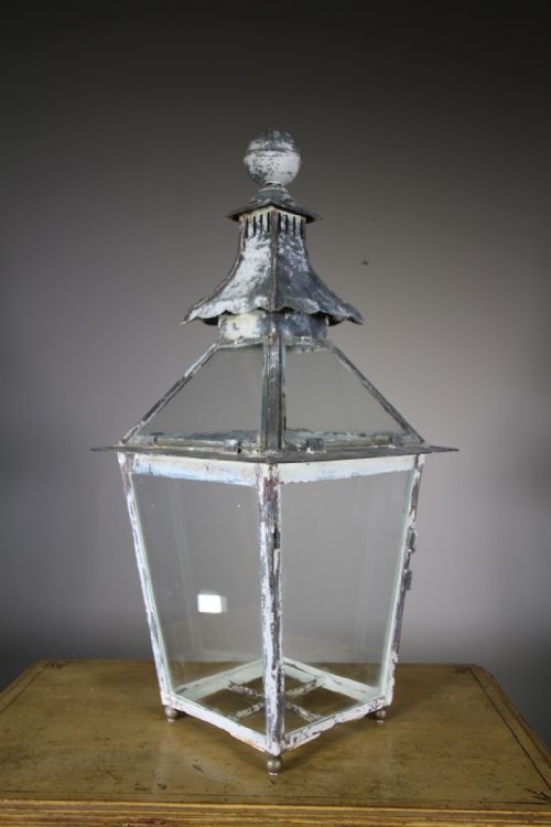 English 19th Century Antique Copper Lantern