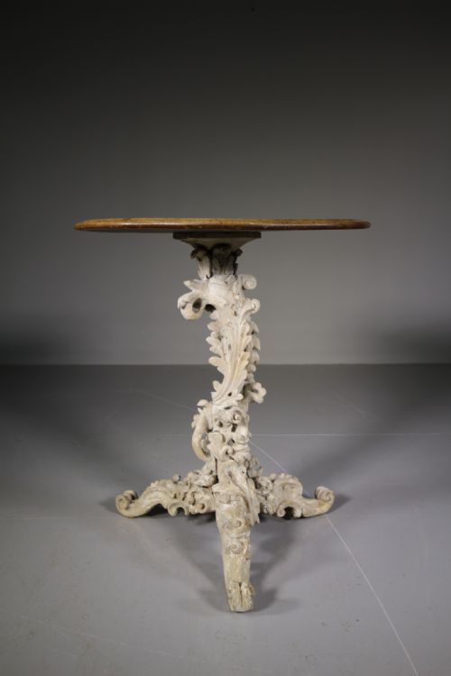 Beautiful 19th Century Antique Carved Pine Table