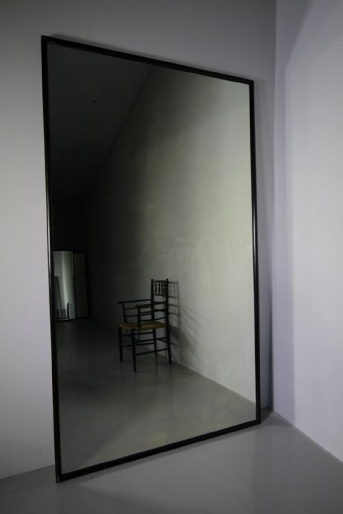 Very Large 19th Century Antique Shop Fitting Mirror