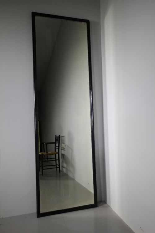 Large Tall 19th Century Antique Outfitters Mirror
