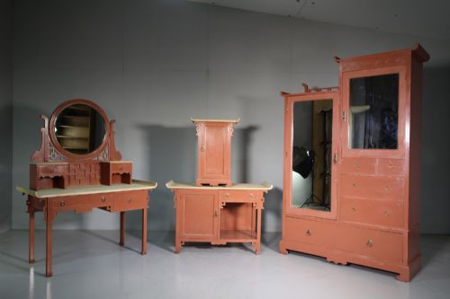 19th Century Liberty of London Antique Bedroom Suite
