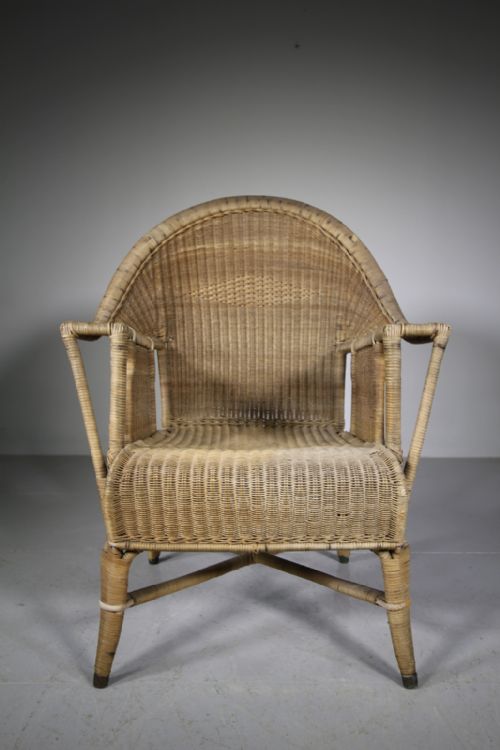 Wonderful 1920'S Dryad Armchair - Labelled