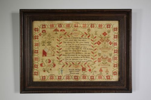 Regency Yorkshire Antique Sampler Dated 1826