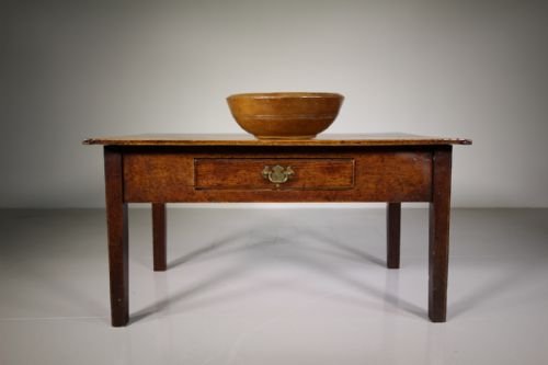 Georgian Antique Oak Coffee Table- Wonderful Colour