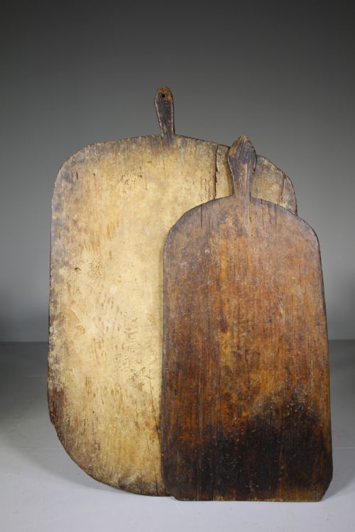 Massive Pair of 19th Century Antique Bread Boards