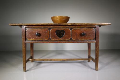 Wonderful 18th Century Antique Heart Dresser