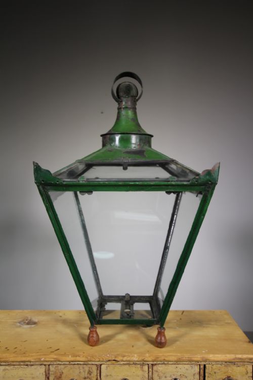 English 19th Century Antique Copper Lantern