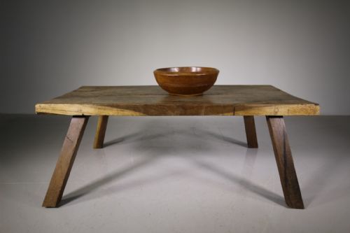19th Century Antique Oak Pig Coffee Table