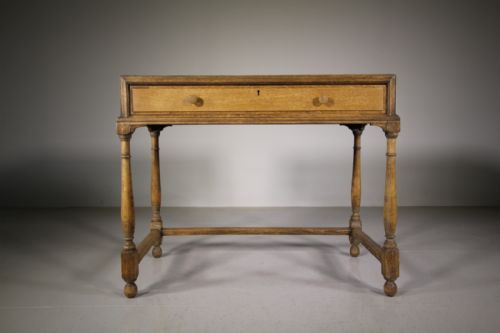 Heals of London Antique Oak Table - Labelled