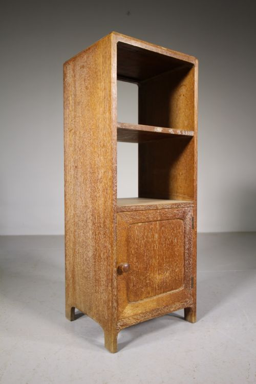 Heals of London Antique Oak Bedside Cabinet