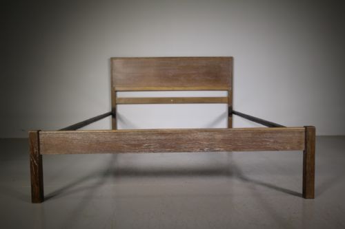 Heals of London 1920'S Oak Double Bed -Labelled