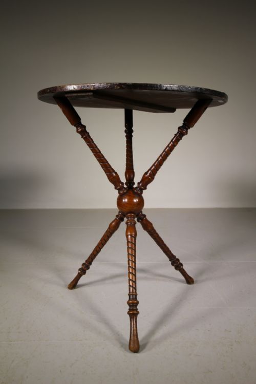 English 19th Century Antique Gypsy Side Table