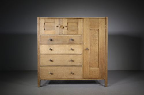 Rare Heals Letchworth Antique Oak Compactum