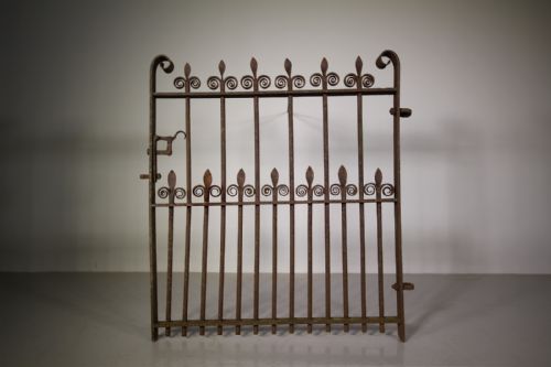 Georgian Antique Wrought Iron Garden Gate