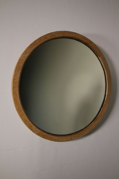 1920'S Heals of London Oak Wall Mirror
