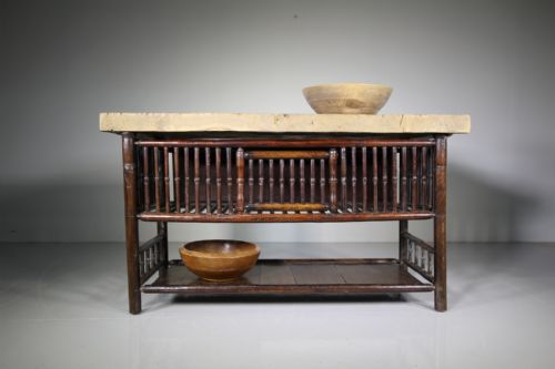 18th Century Antique Elm Country Livery Cupboard