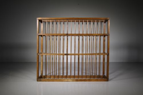 English Regency Antique Pine Plate Rack