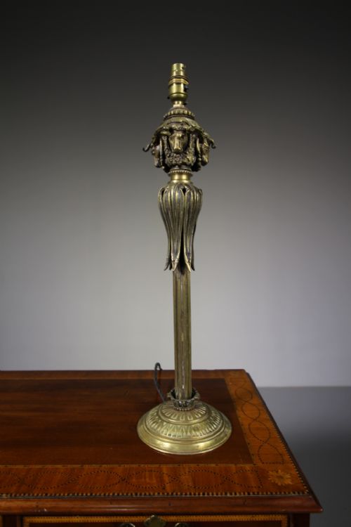 Superb Quality 19th Century Antique Bull's Head Lamp