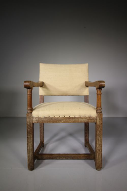 Heals Antique Oak Desk Chair - Tilden Range