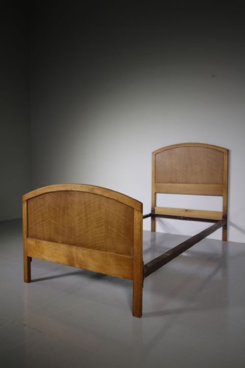 Heals of London Oak 1920'S Single Bed
