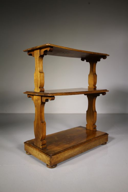 English 19th Century Antique Half Size Dub Waiter