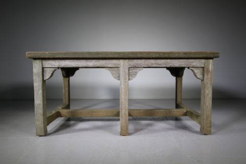 Edwardian Antique Teak Garden Table