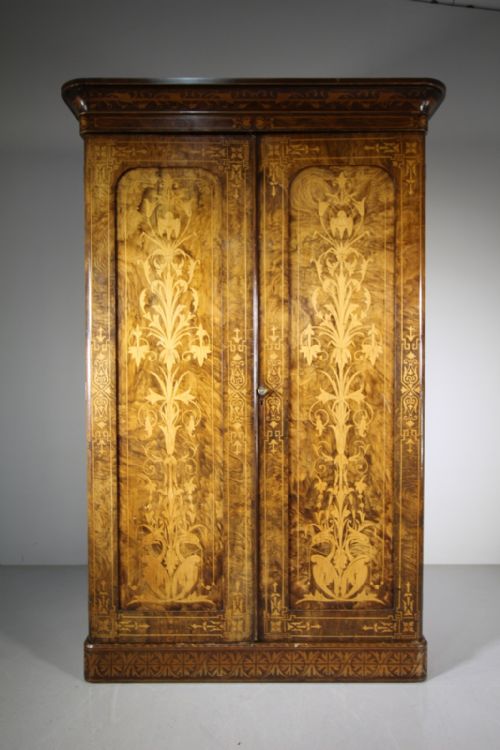Wonderful English 19th Century Antique Pine Wardrobe