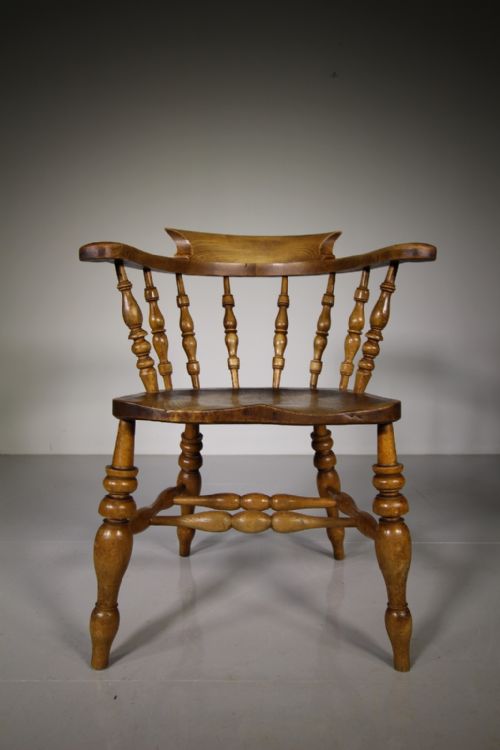 19th Century Antique Captain Dining Chair