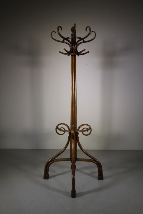 19th Century  Antique Bentwood Coat Stand - Flat Back
