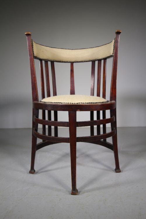 19th Century Glasgow School Arts & Crafts Antique Chair