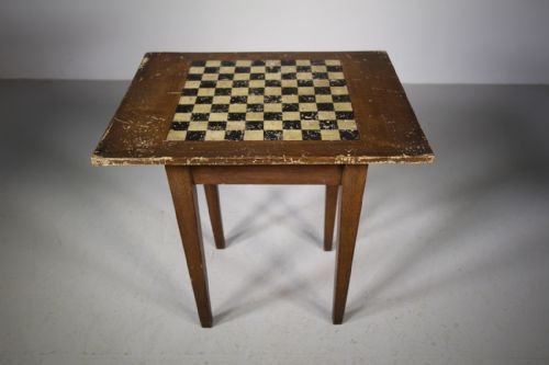 Georgian Antique Games Table in Original Paint

