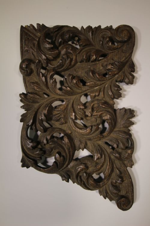 Early 18th Century Period Oak Antique Carving