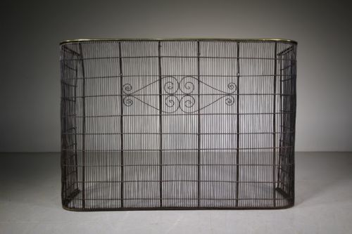 English Regency Antique Large Ornate Fire Guard