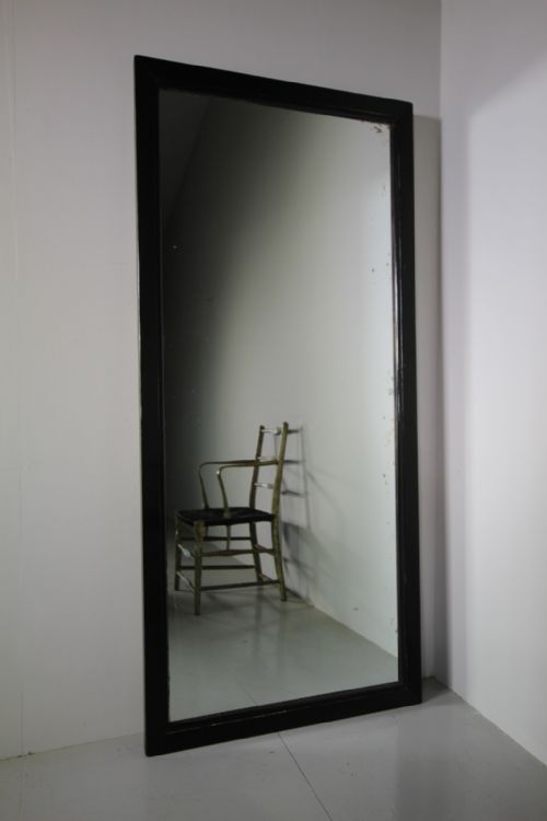 Large 19th Century English Antique Shop Fitting Mirror