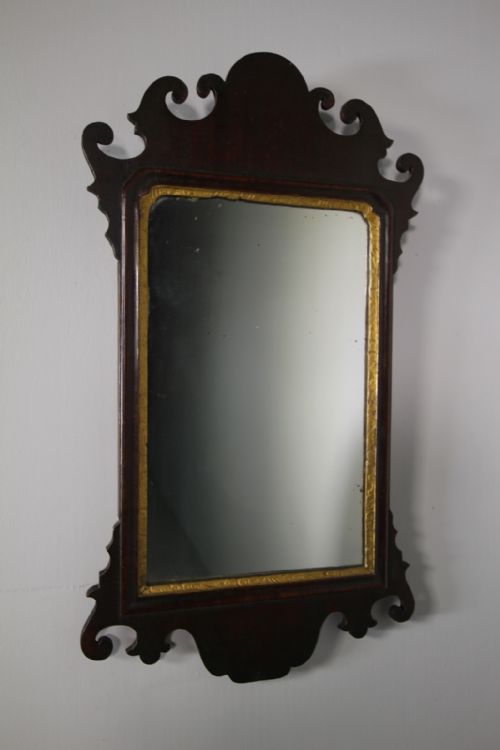 English 18th Century Antique Wall Mirror