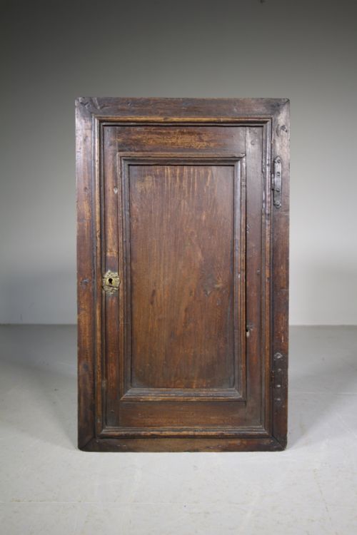 English 18th Century Antique Walnut Corner Cupboard