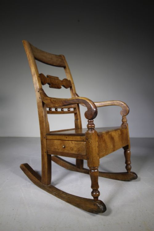 19th Century Scottish Antique Country Armchair