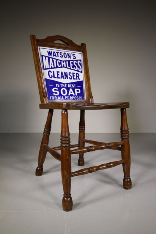 Rare Scottish 19th Century Advertising Antique Chair