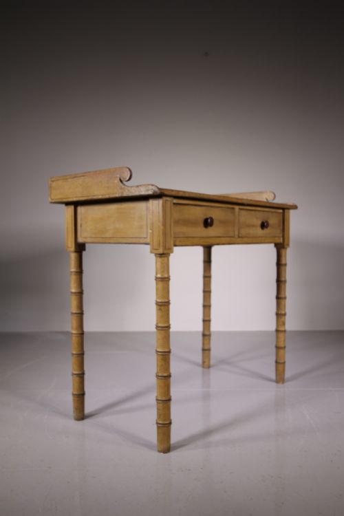 English Regency Original Painted Pine Antique Side Table