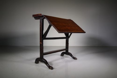 Georgian Antique Mahogany Architects Table