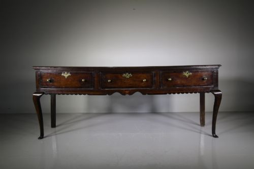 18th Century Antique Herefordshire Oak Dresser Base