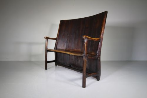 18th Century West Country Antique Settle Seat