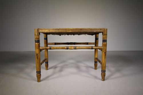 English Regency Original Painted Pine Antique Stool